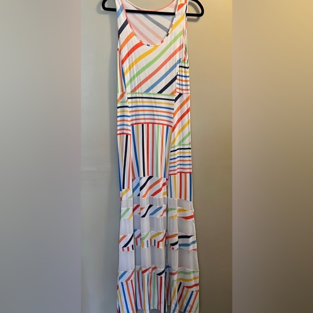 Peter Som  Dress for Design Nation Womens Multicolor Sleeveless Maxi Size M